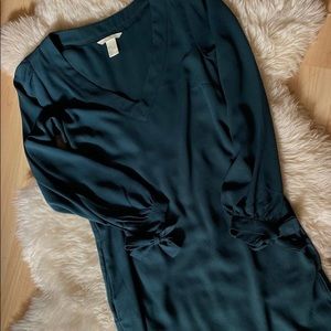 Emerald green H&M dress